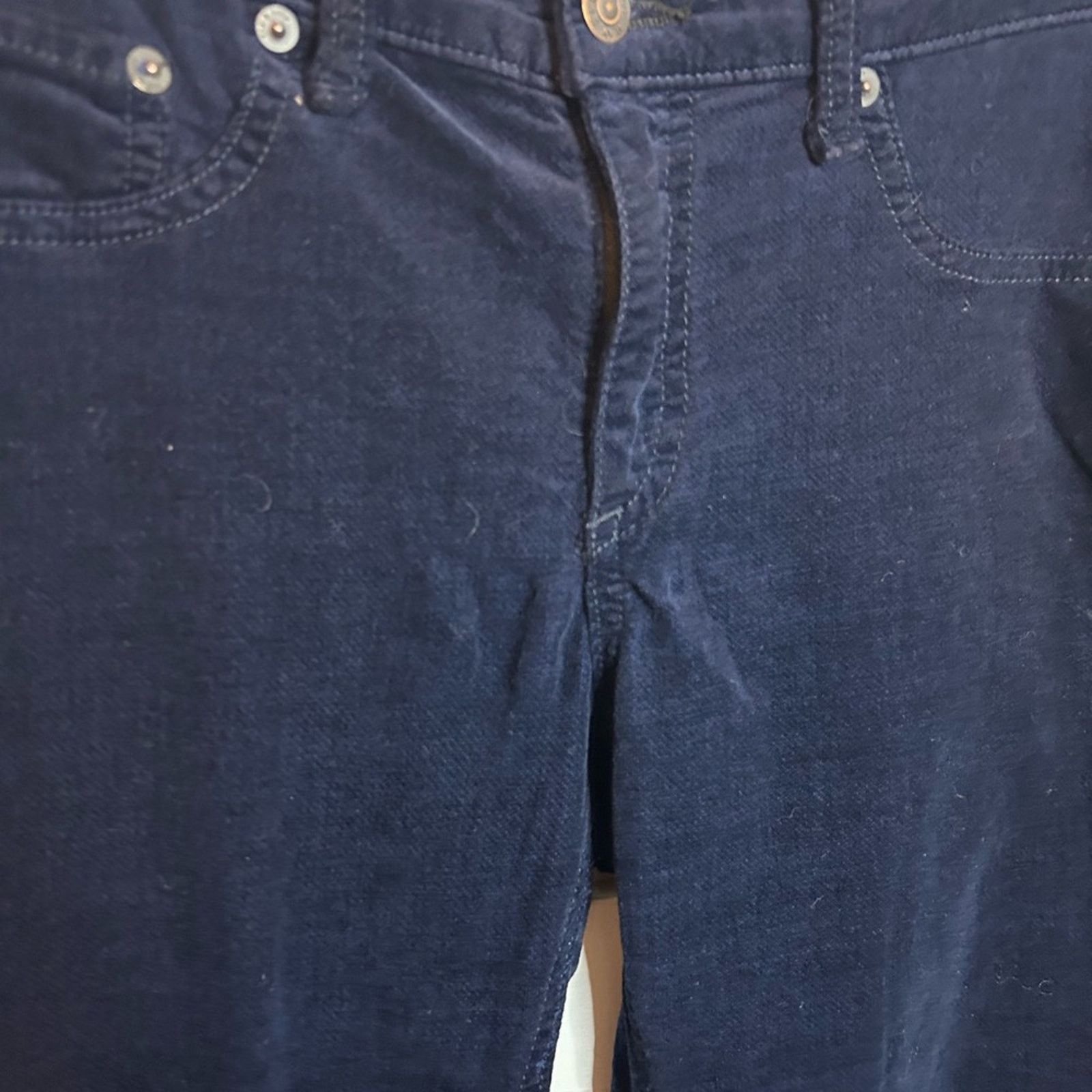 Rag & Bone Rag & Bone Midnight Navy Velour Legging Pants Size 29" - 5 Thumbnail