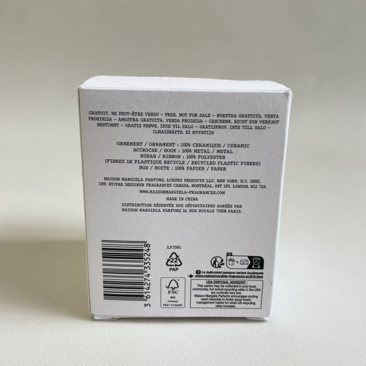 Maison Margiela White Porcelain ‘Christmas Tree Bauble’ Size ONE SIZE - 11 Thumbnail
