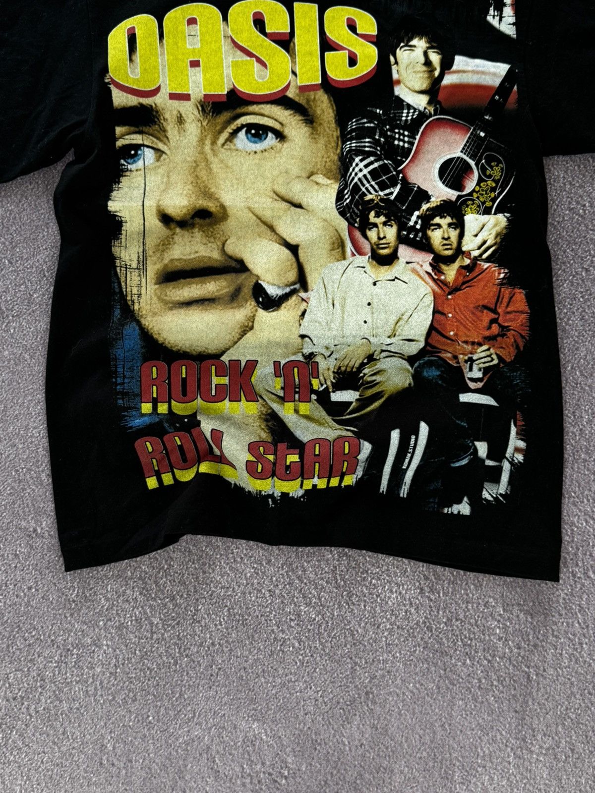 Band Tees Vintage Oasis Multicolour 90s Crazy Band T-Shirt Size US M / EU 48-50 / 2 - 4 Thumbnail