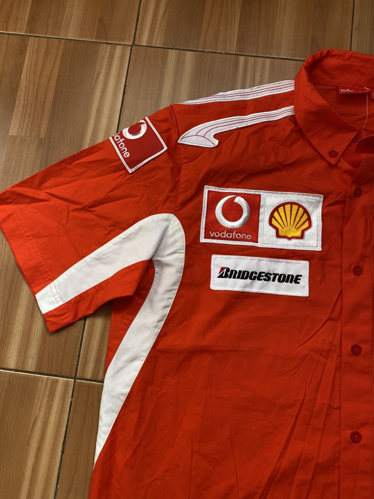 Puma Puma Scuderia Ferrari F1 Team 00s Vintage Mens Shirt Size US M / EU 48-50 / 2 - 3 Thumbnail
