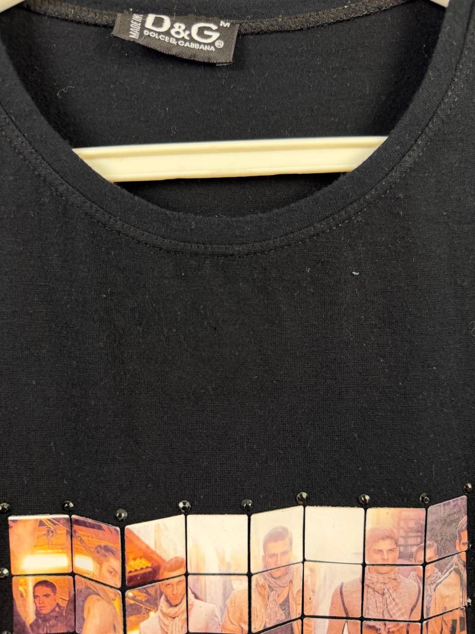 Dolce & Gabbana Dolce&Gabbana Black Graphic Logo Tee Size US M / EU 48-50 / 2 - 6 Thumbnail