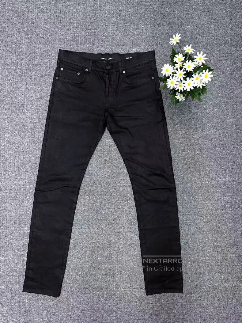 Saint Laurent Paris Saint Laurent Waxed Denim Jeans 31. Size US 31 - 1 Thumbnail