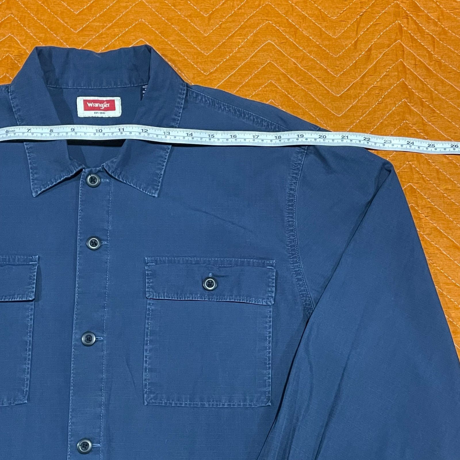 Wrangler Wrangler Long Sleeve Size US L / EU 52-54 / 3 - 3 Thumbnail
