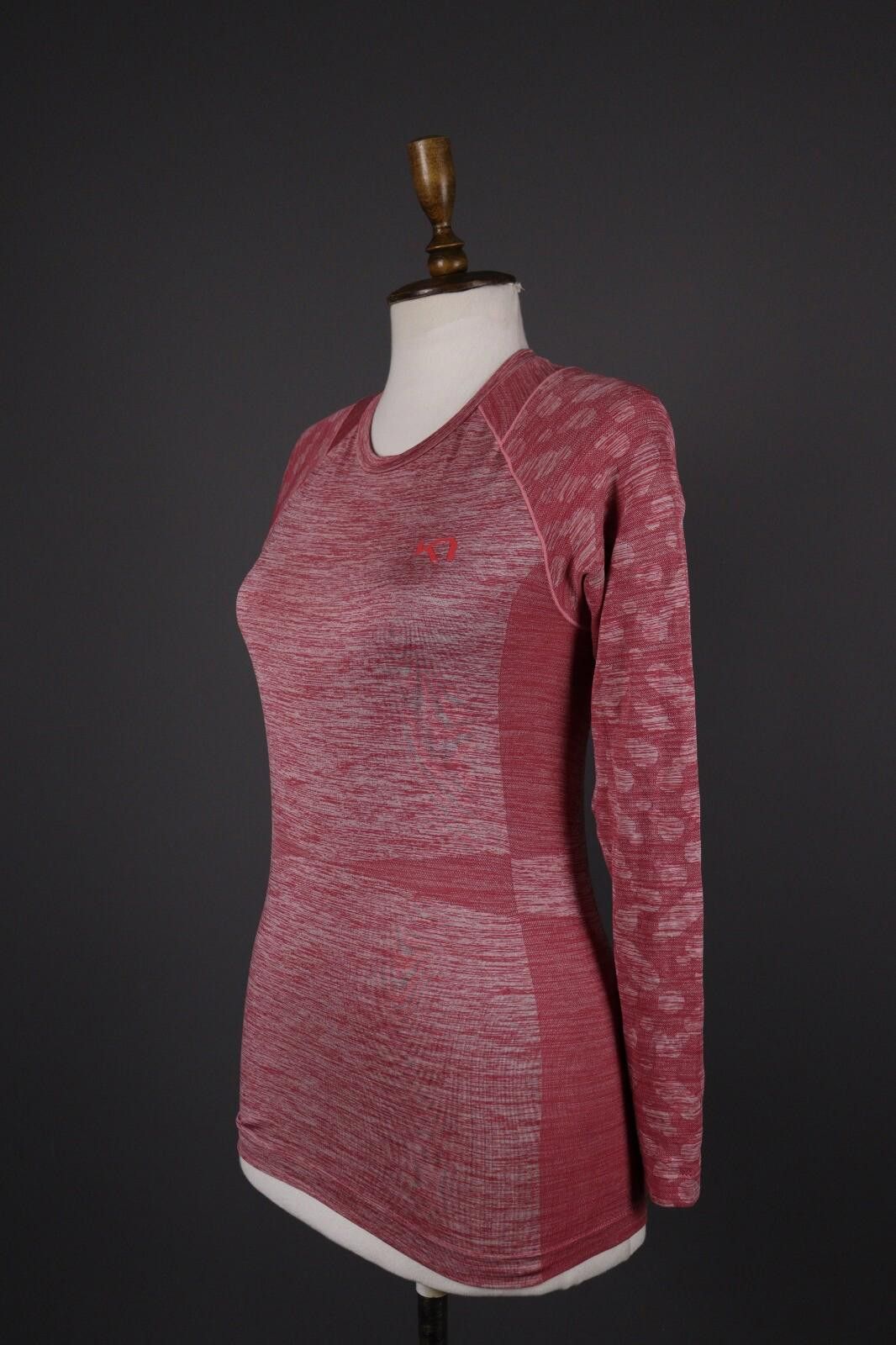 Designer Kari Traa Pink Long Sleeve Top Base Layer Size XS / S Size S / US 4 / IT 40 - 5 Thumbnail