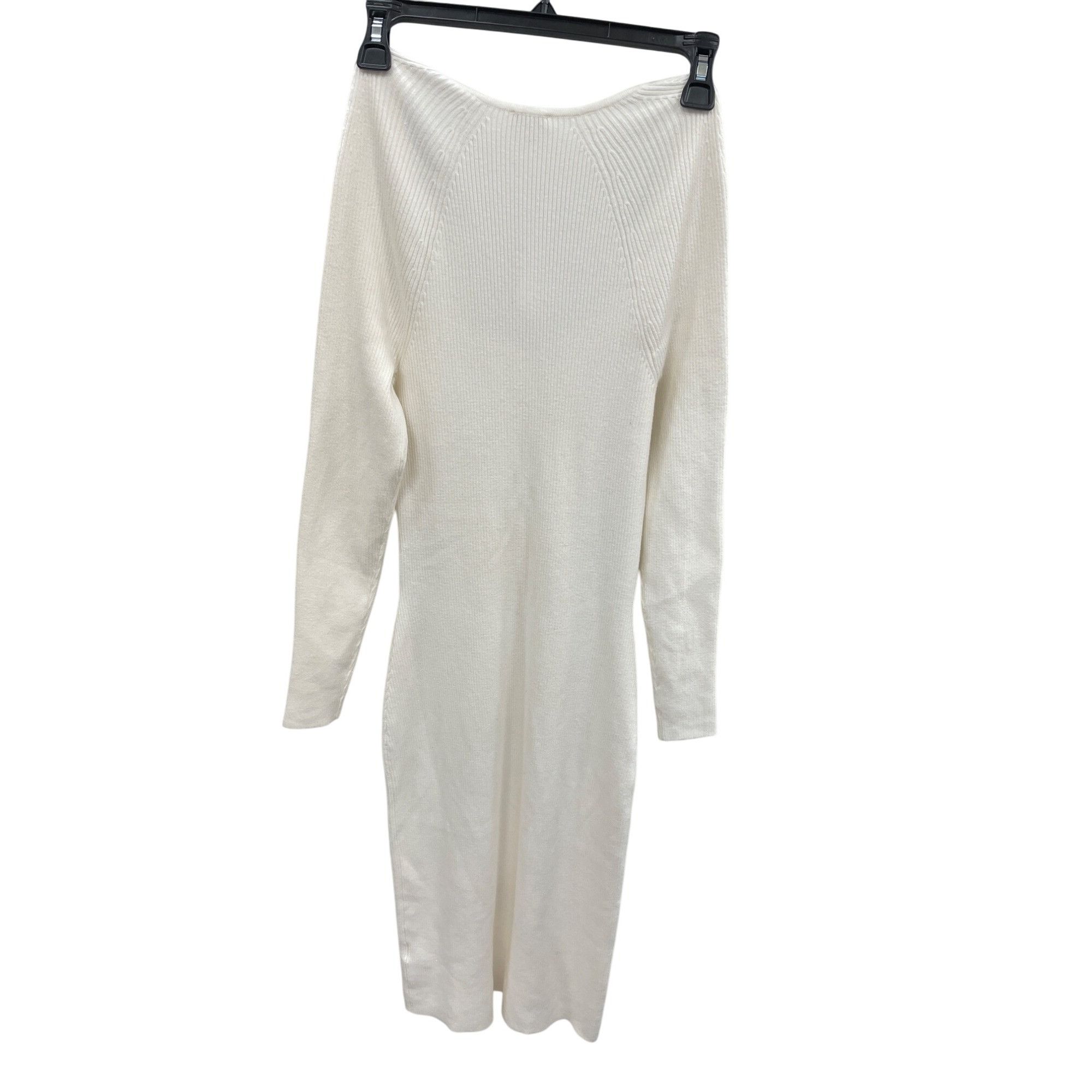 Abercrombie & Fitch Abercrombie & Fitch Long-Sleeve Ribbed Knit sweater maxi dre Size L / US 10 / IT 46 - 10 Thumbnail