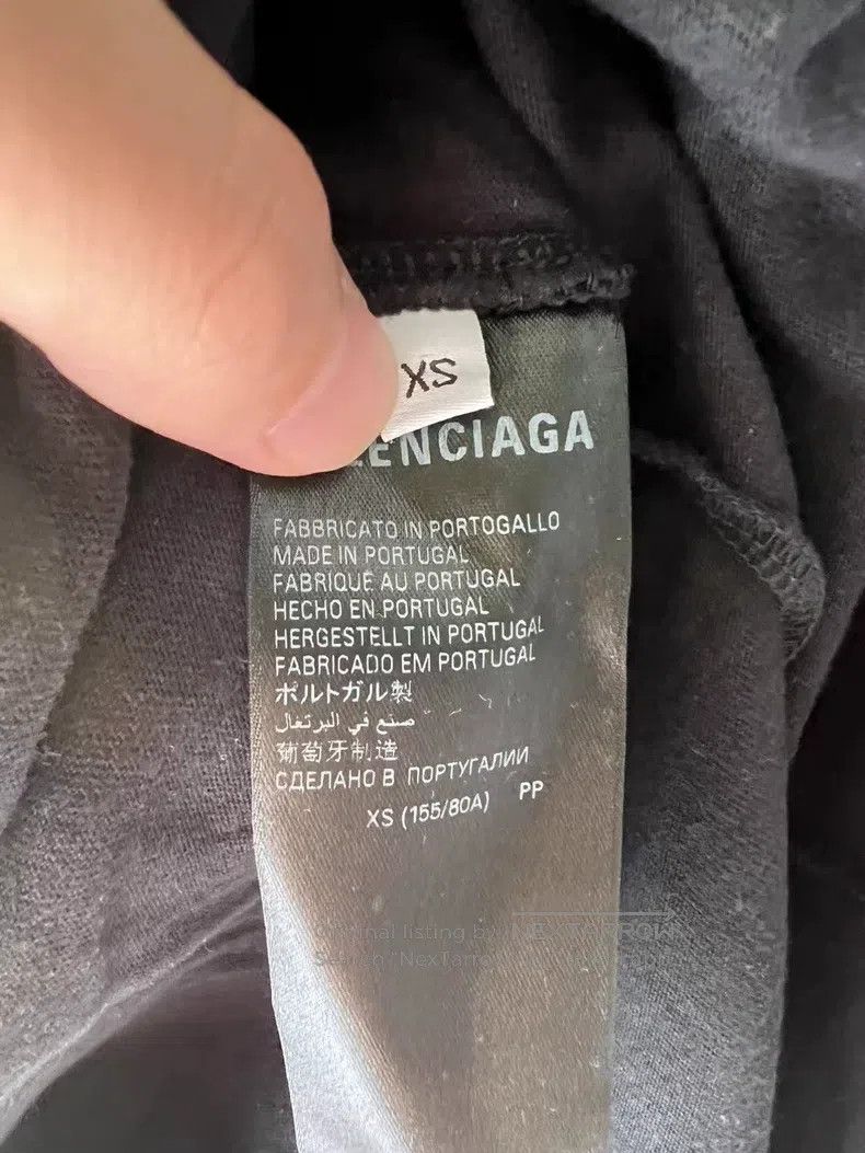 Balenciaga Balenciaga Blurry graffiti short-sleeve Xs Size US XS / EU 42 / 0 - 4 Thumbnail