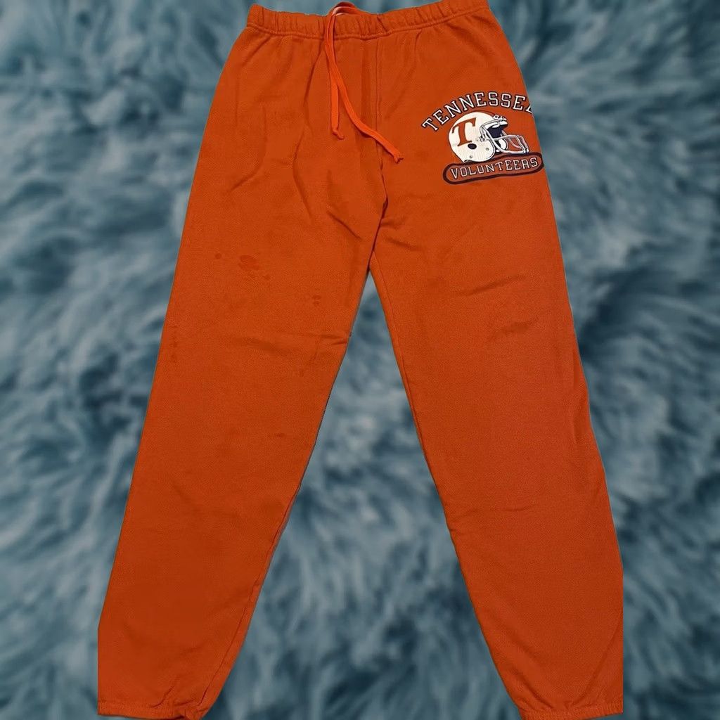 Vintage VINTAGE Tennessee Volunteers Faded Sweatpants XL Men Orange College USA Grunge 90s 80s Football Distressed Sweatpants Size US 36 / EU 52 - 1 Thumbnail