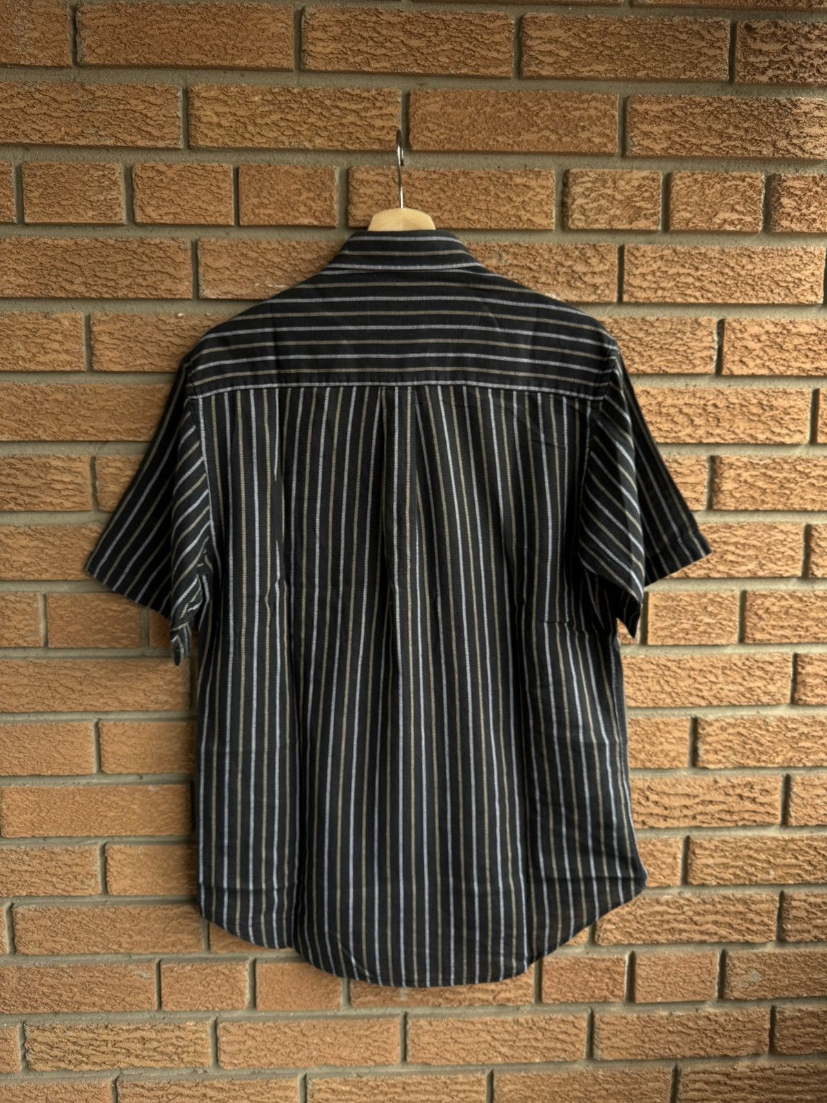 Balenciaga Balenciaga Vintage Shirt Striped Button Ups Size US L / EU 52-54 / 3 - 8 Thumbnail