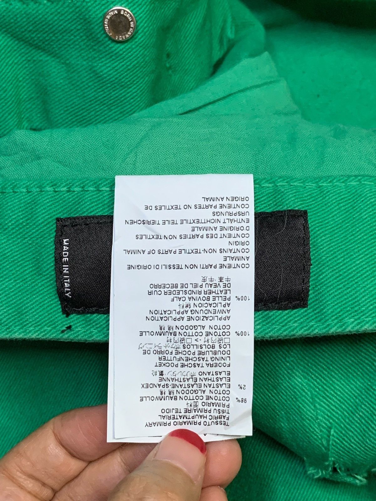 Dsquared2 Vintage Italy Dsquared Slim Fit Green Jeans Size US 36 / EU 52 - 12 Thumbnail