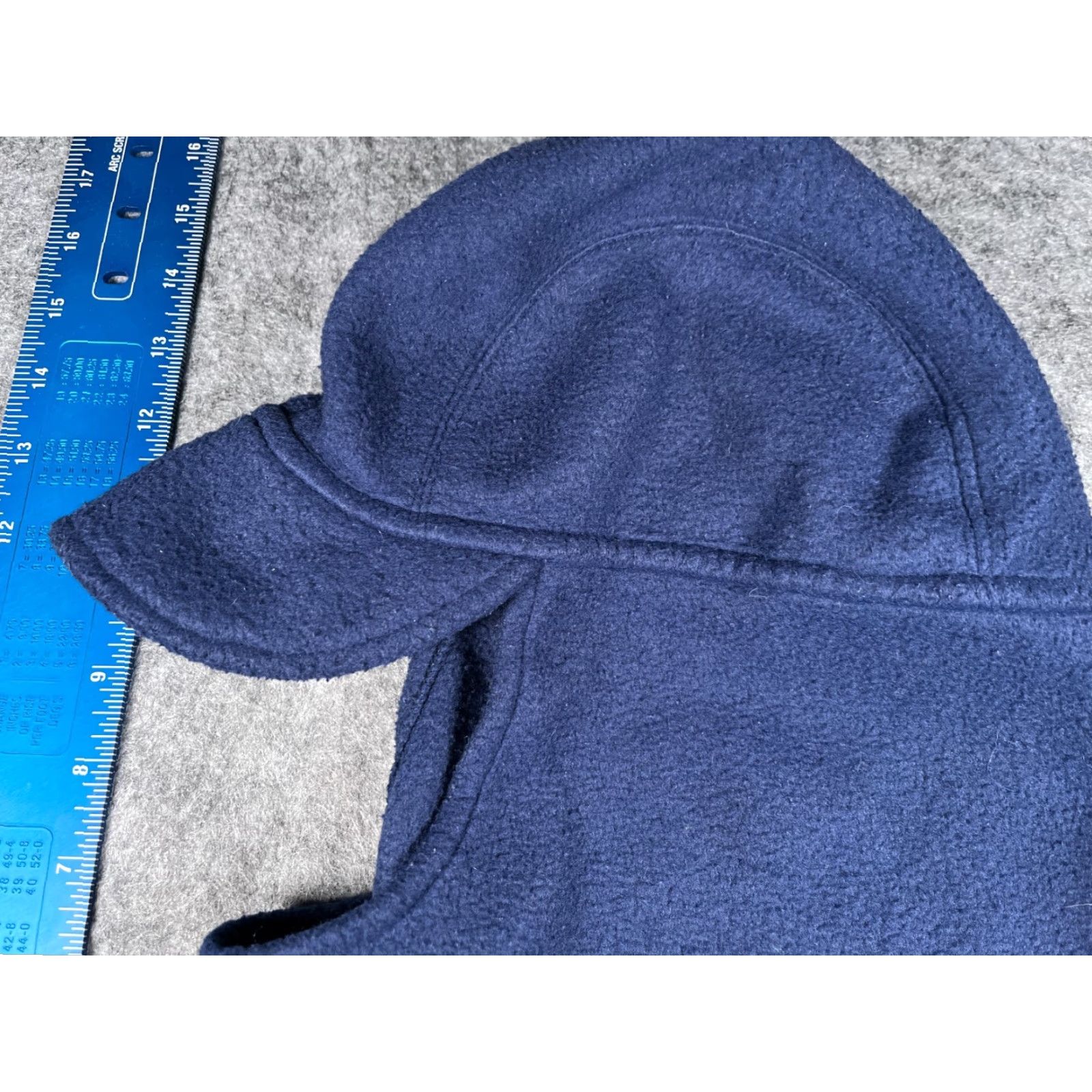 Vintage Ski Mask Beanie Adult One Size Blue Knit Polyester Fleece Camp Snow Ski Snowboard Hat/Cap Mens Size US M / EU 48-50 / 2 - 3 Thumbnail