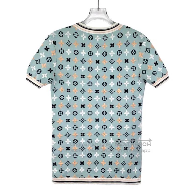 Louis Vuitton Louis Vuitton 24 sky-blue logo presbyopic full print cotto Size US S / EU 44-46 / 1 - 2 Thumbnail