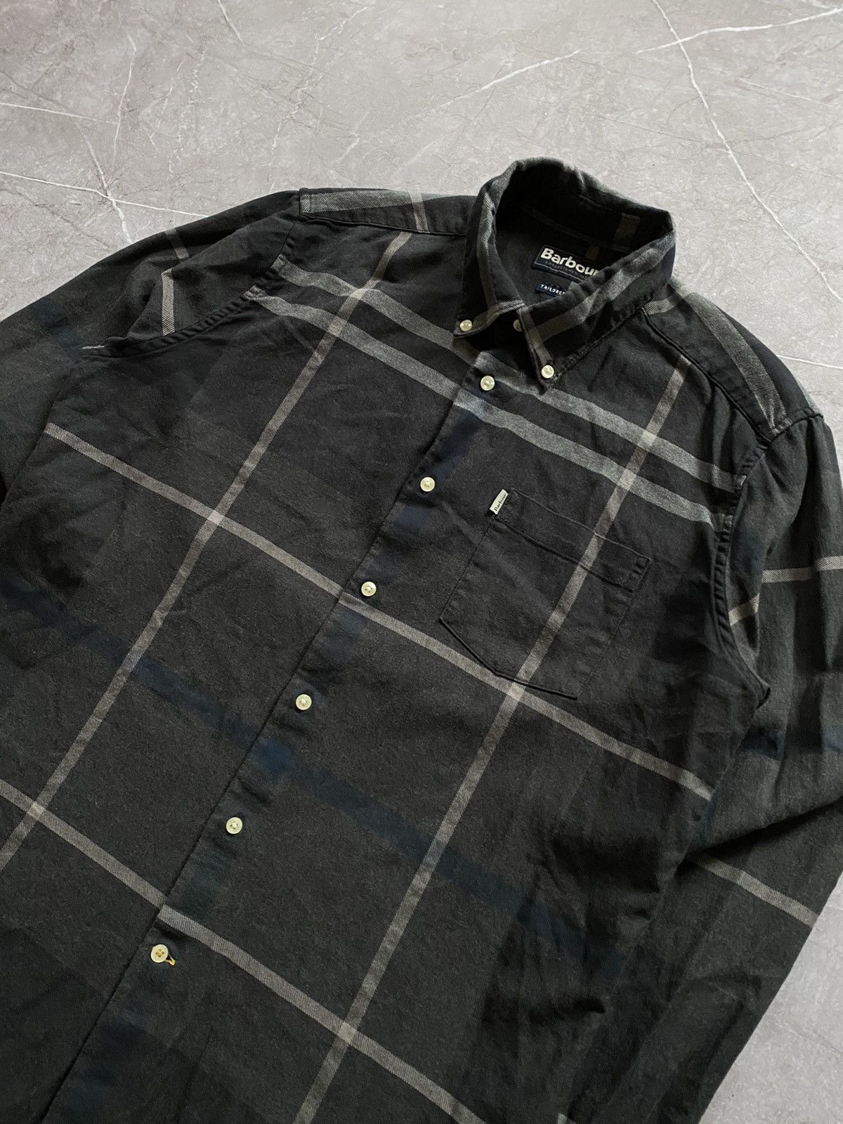 Barbour × Vintage Rare Y2K Barbour Shirt Plaid Button Up Nova Check Size US M / EU 48-50 / 2 - 3 Thumbnail