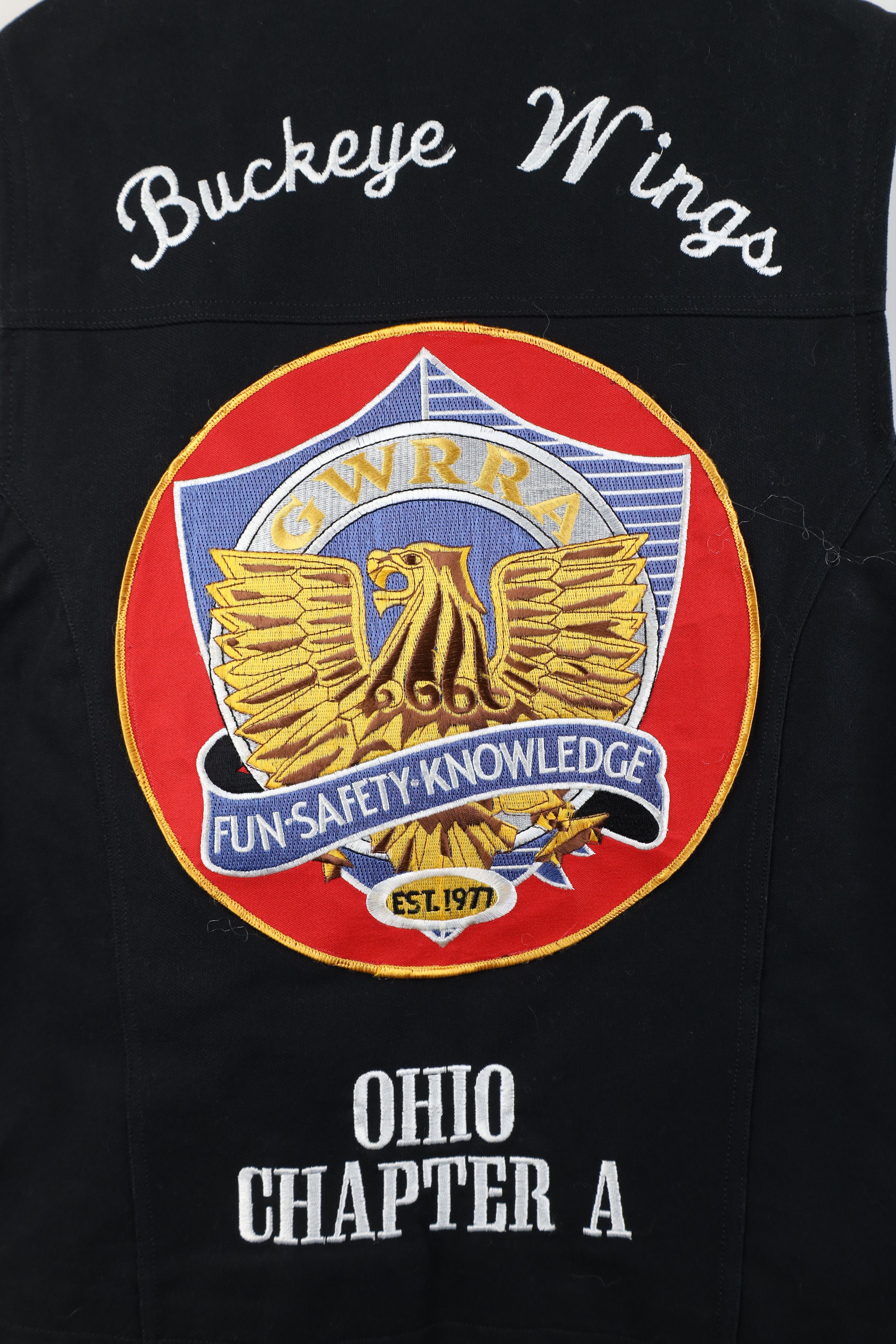 Vintage Vintage Wings GWRRA Button Motorcycle Vest Jacket Black Size US M / EU 48-50 / 2 - 11 Thumbnail