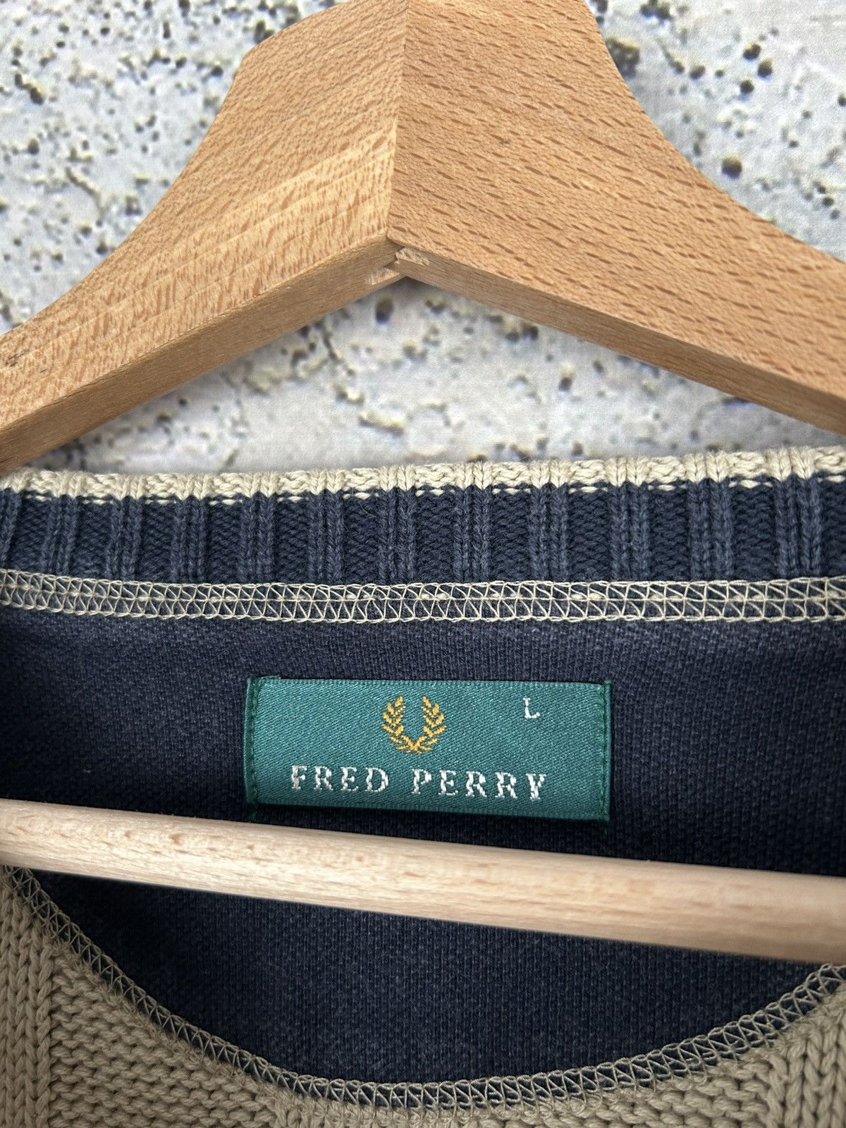Fred Perry Vintage Fred Perry 90s Sweater Alternative Grunge Rock Punk Size US L / EU 52-54 / 3 - 7 Thumbnail