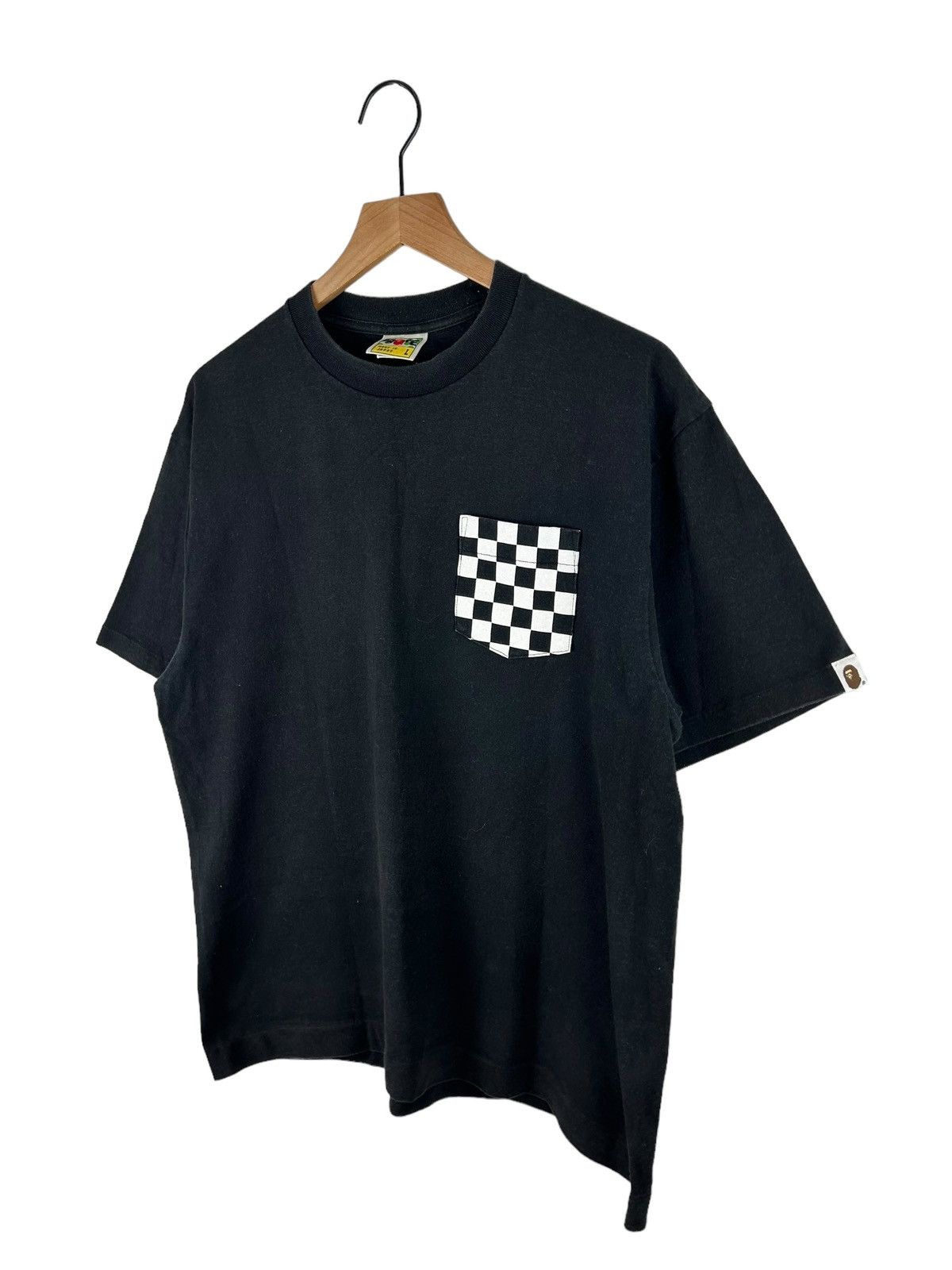 Bape Bape Checker Logo Print T-Shirt Size US L / EU 52-54 / 3 - 2 Thumbnail