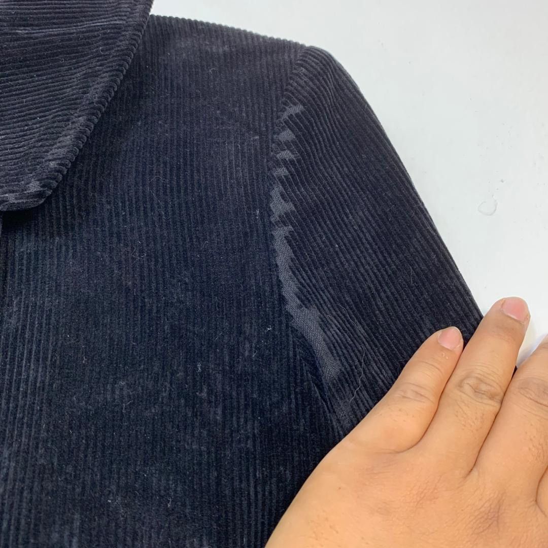 Comme des Garcons Vintage tricot COMME des GARCONS Black Corduroy Size US M / EU 48-50 / 2 - 10 Thumbnail