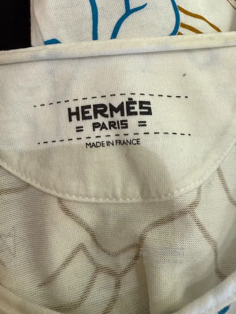 Hermes Hermes Short-sleeved T-shirt Size XXS / US 00 / IT 34 - 4 Thumbnail