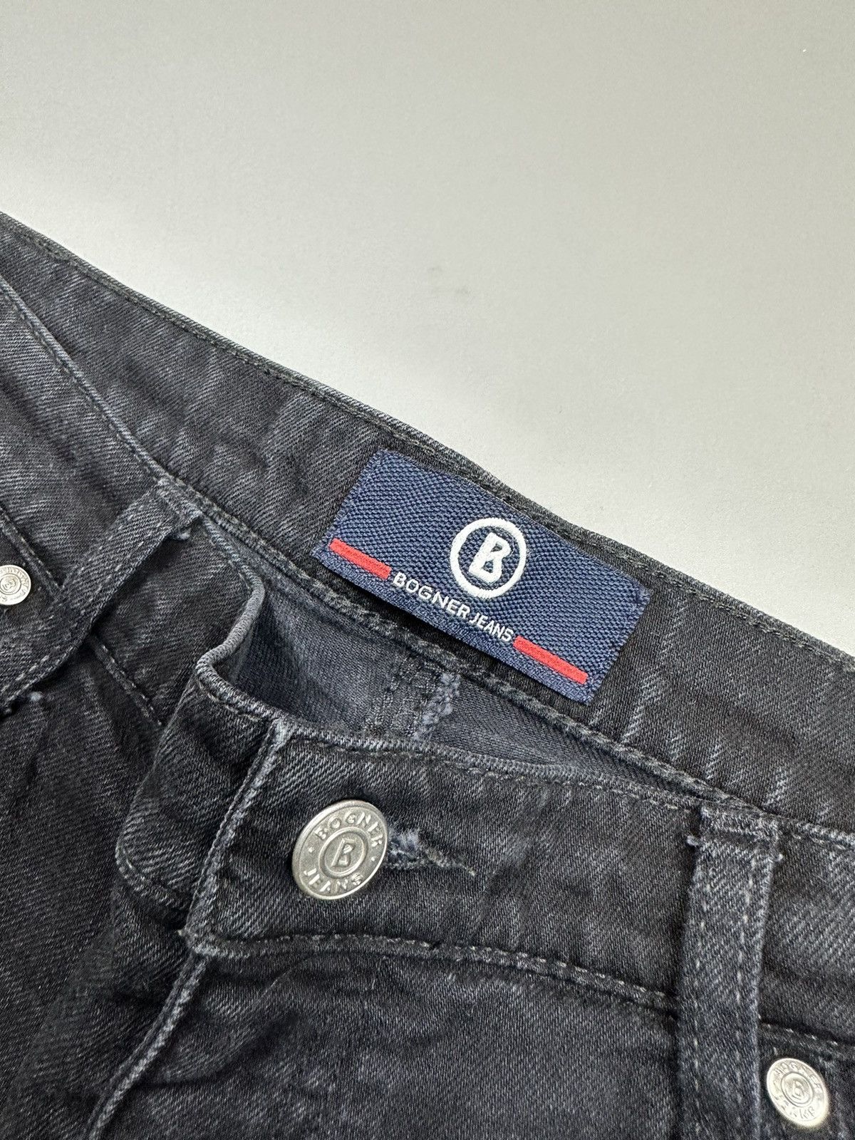 Bogner Bogner Black Straight fit Jeans Size US 32 / EU 48 - 6 Thumbnail
