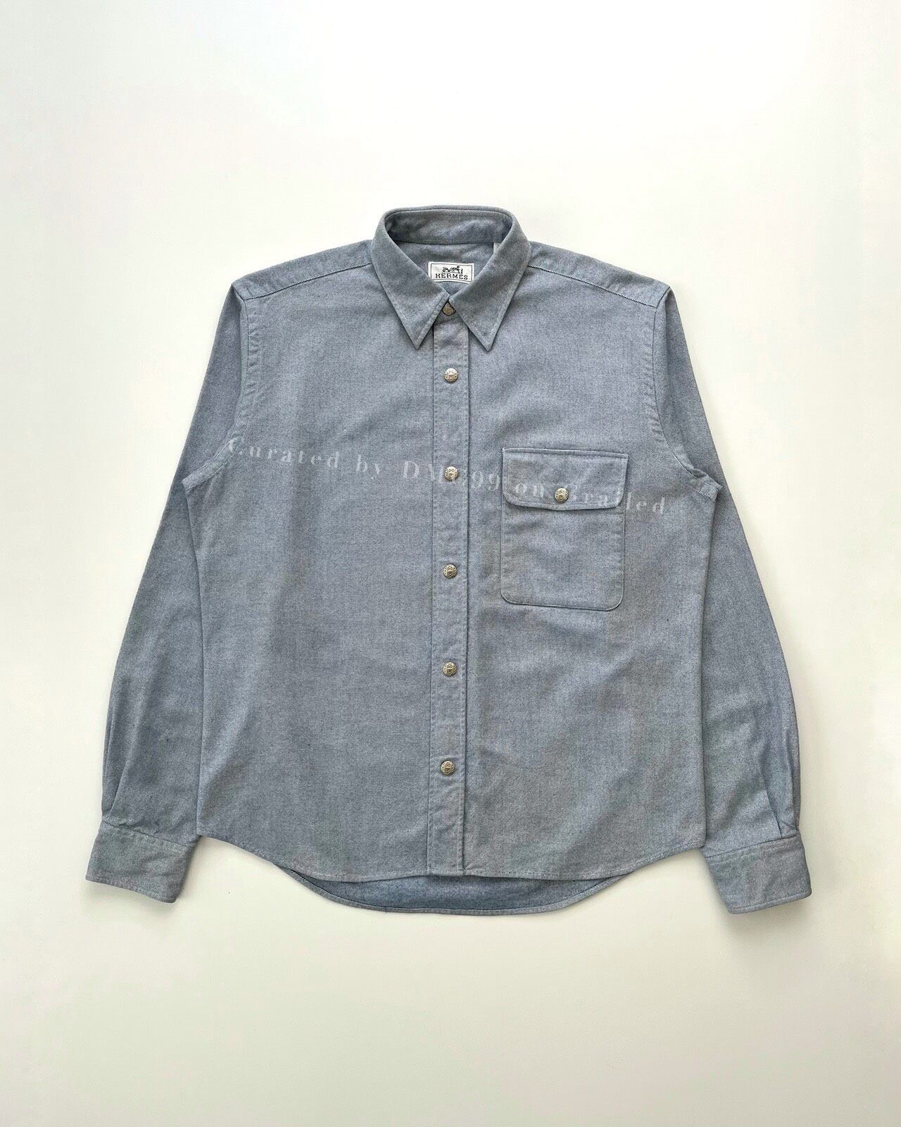 Hermes Hermes 1990s Long-Sleeve Oxford Shirt | Grailed