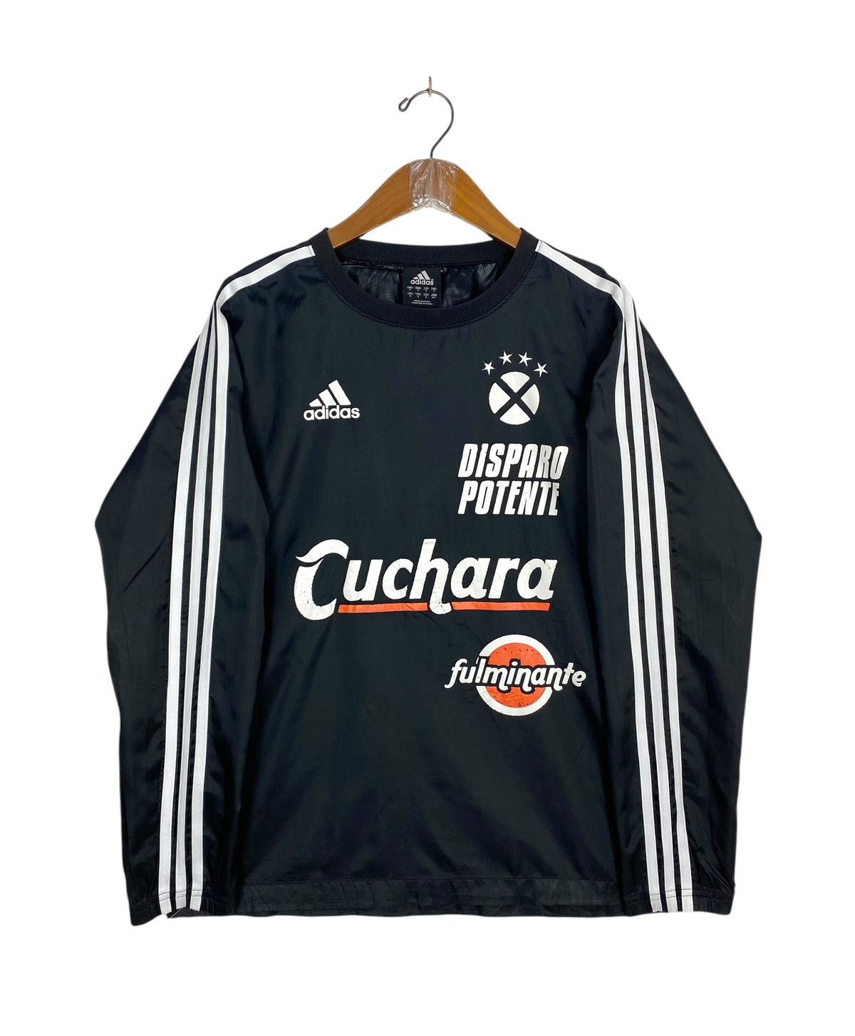 Adidas Rare‼️ Adidas Disparo Potente Big Logo Light Jacket Size US S / EU 44-46 / 1 - 1 Thumbnail
