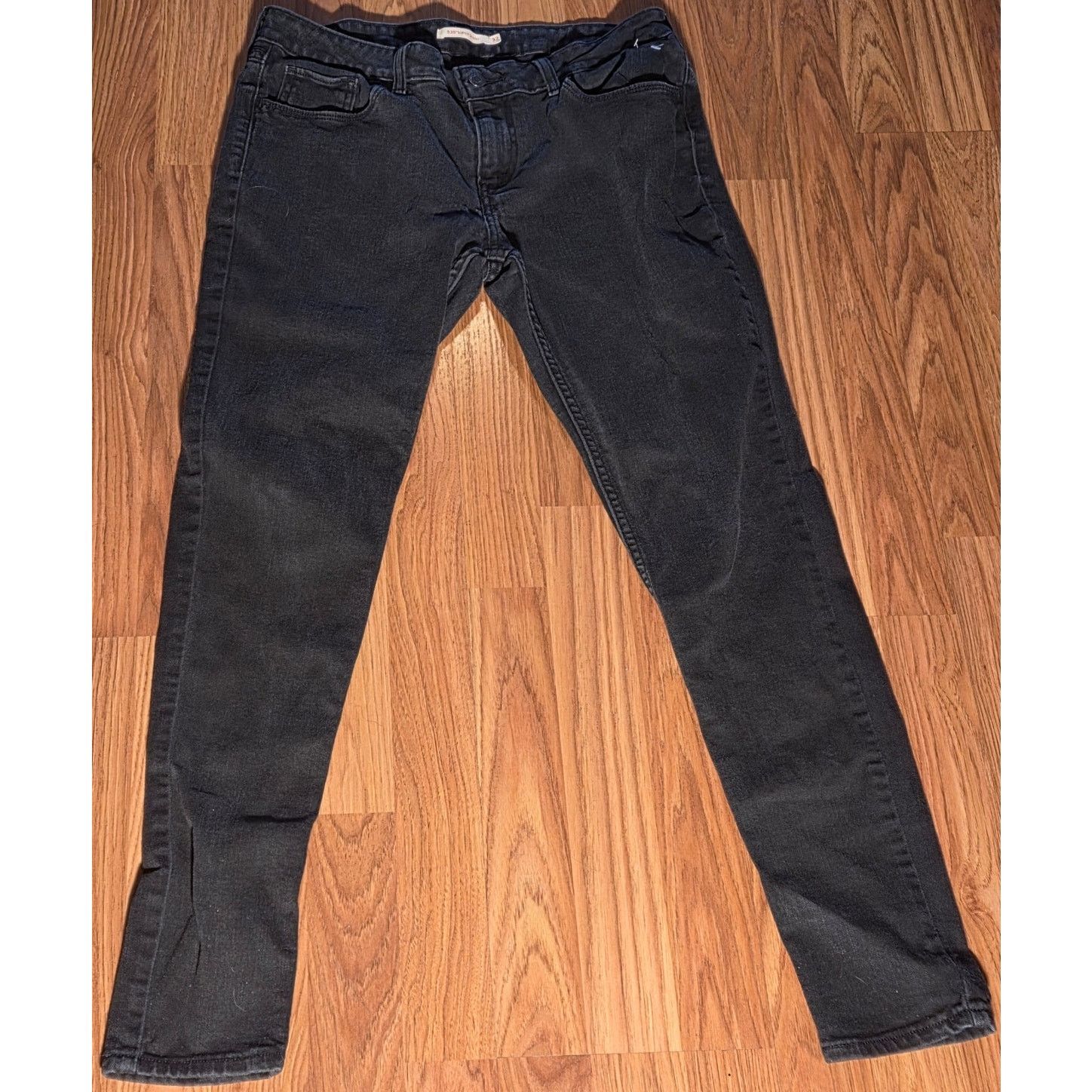 Levi's Levi's 535 Super Skinny Black Jeans - 32x30 - Men's Size US 32 / EU 48 - 3 Thumbnail