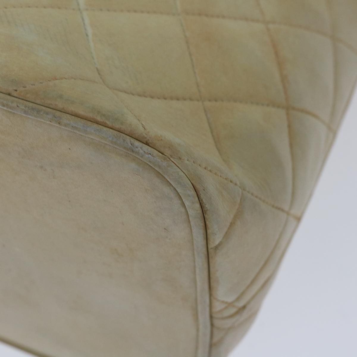Chanel CHANEL Tote Bag Lamb Skin Beige CC Size ONE SIZE - 11 Thumbnail
