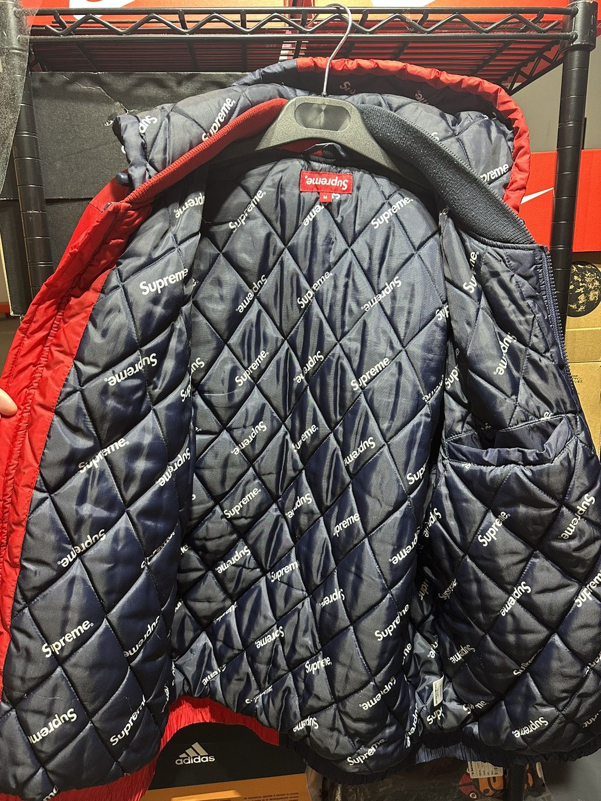 Supreme FW15 Two Tone Sideline Jack Blue Red Size US M / EU 48-50 / 2 - 8 Thumbnail