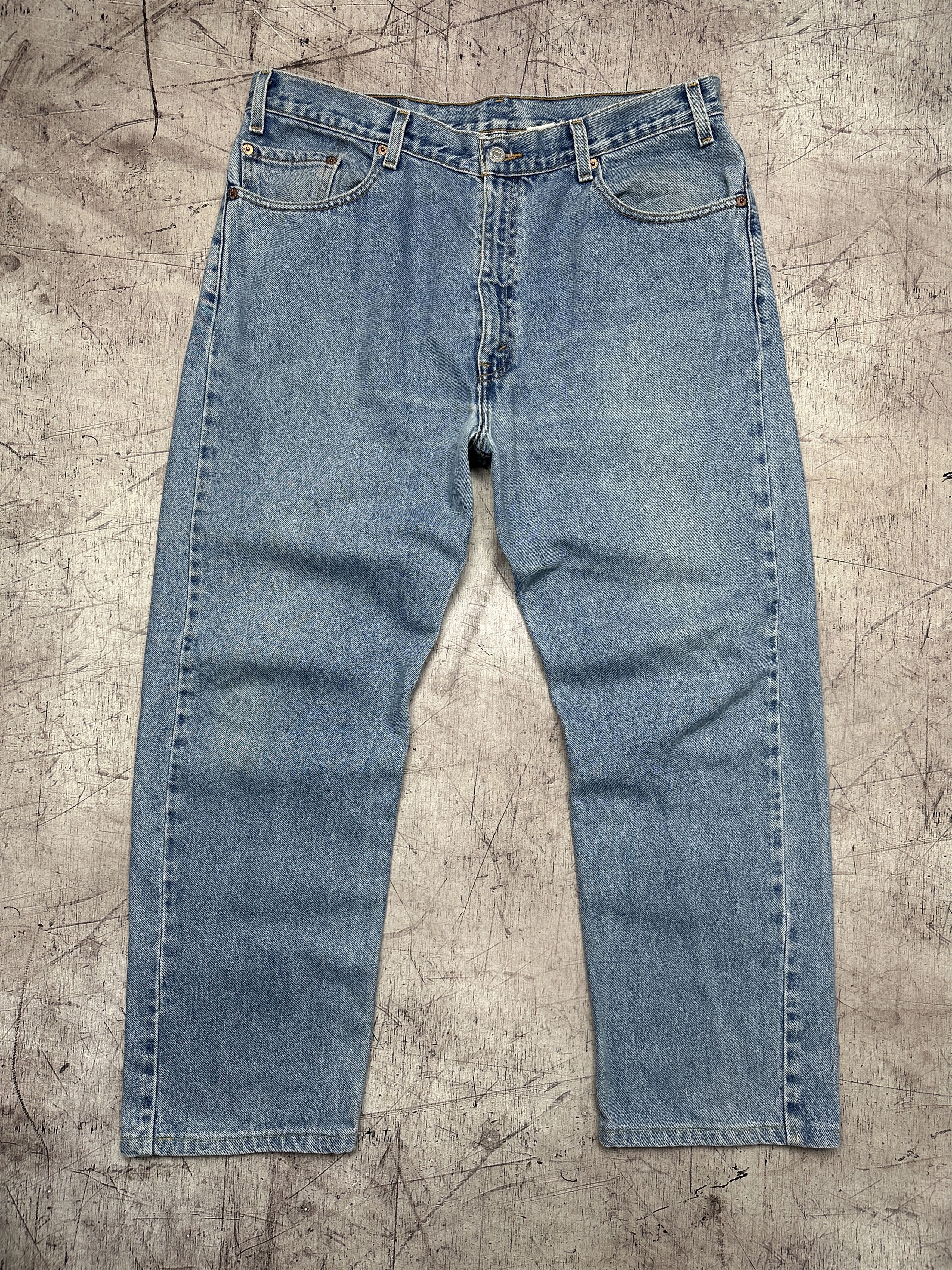 Levi's × Levi's Vintage Clothing Levis 505 90s Vintage Mens Denim Pants Jeans Size US 38 / EU 54 - 5 Thumbnail