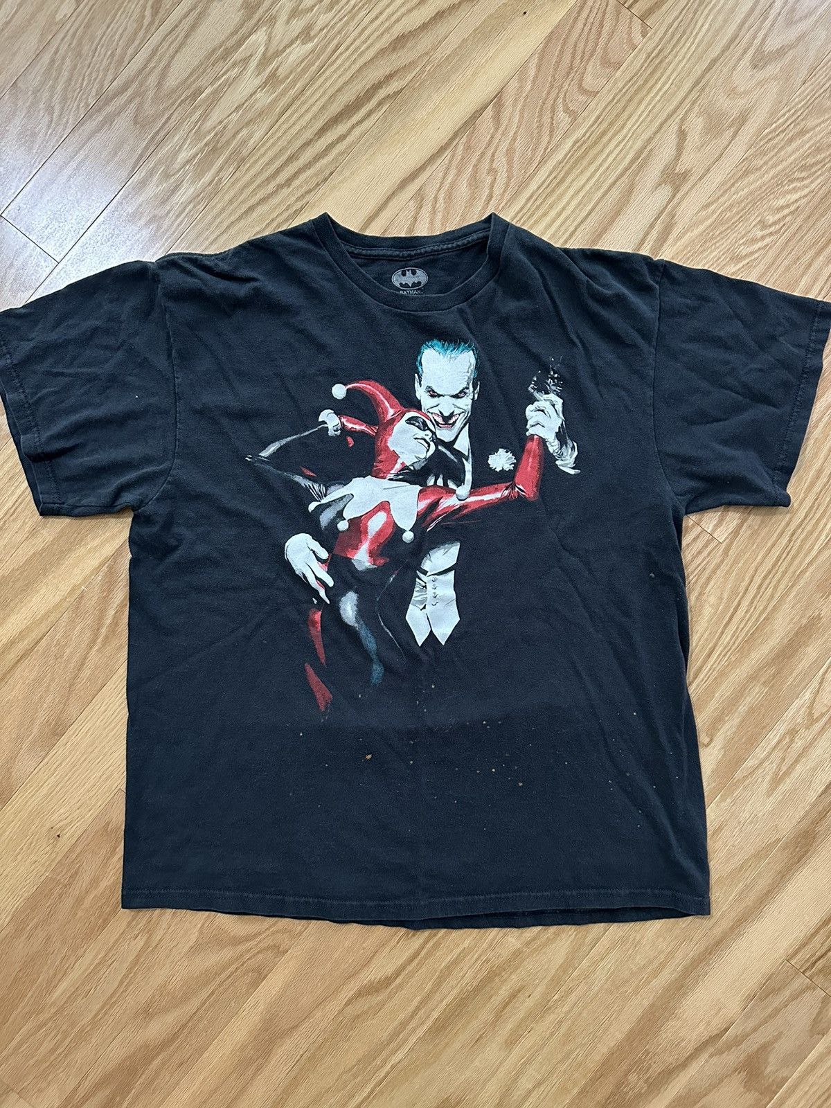 DC Comics × Vintage Batman DC Comics Joker and Harley Quinn black t shirt Size US XL / EU 56 / 4 - 1 Thumbnail