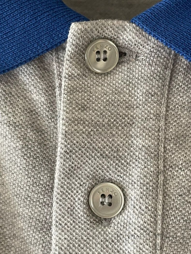 Kenzo KENZO Blue and gray POLO shirt Size M / US 6-8 / IT 42-44 - 2 Thumbnail