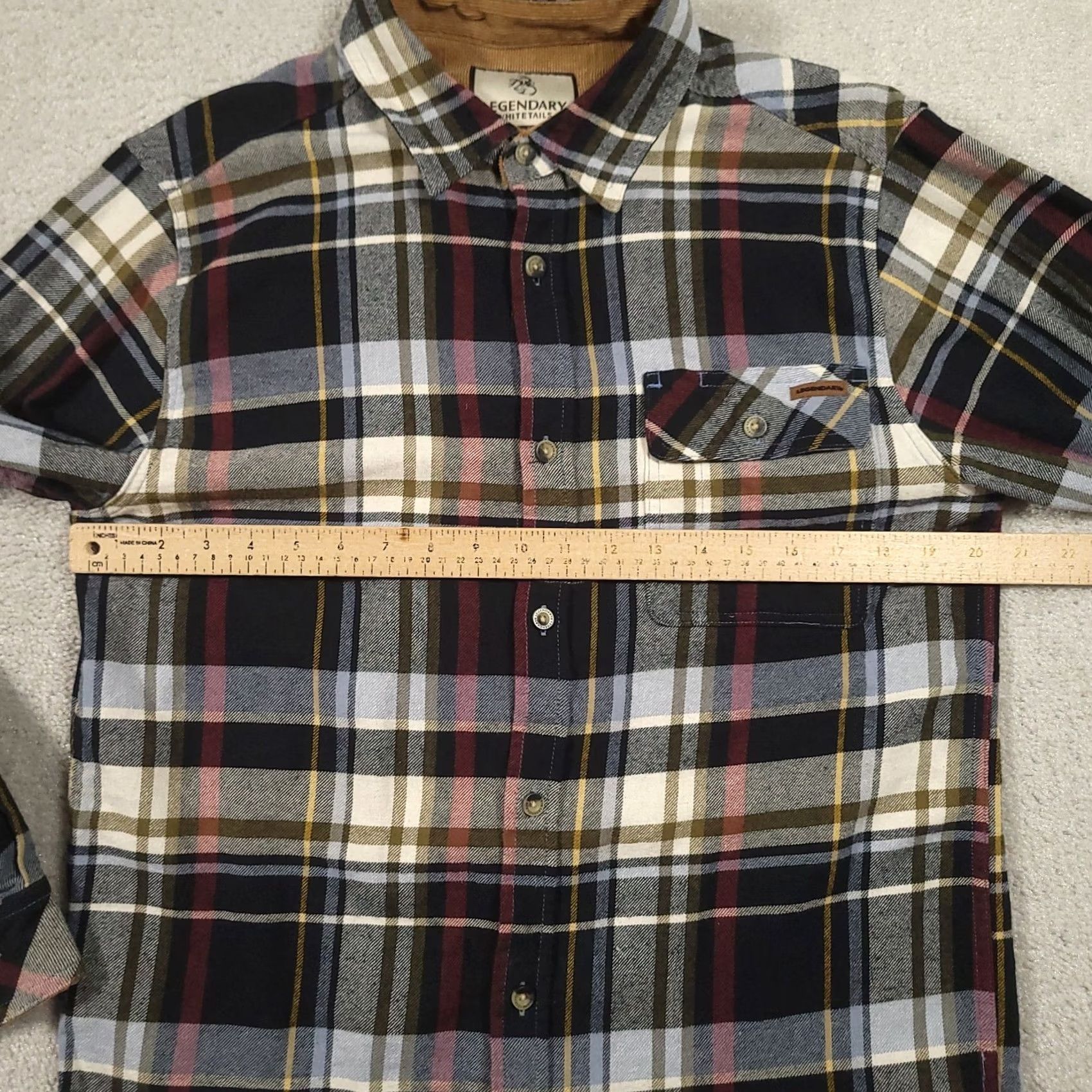 Vintage VINTAGE Legendary Whitetails Flannel Shirt Mens Medium Blue Plaid Size US M / EU 48-50 / 2 - 3 Thumbnail