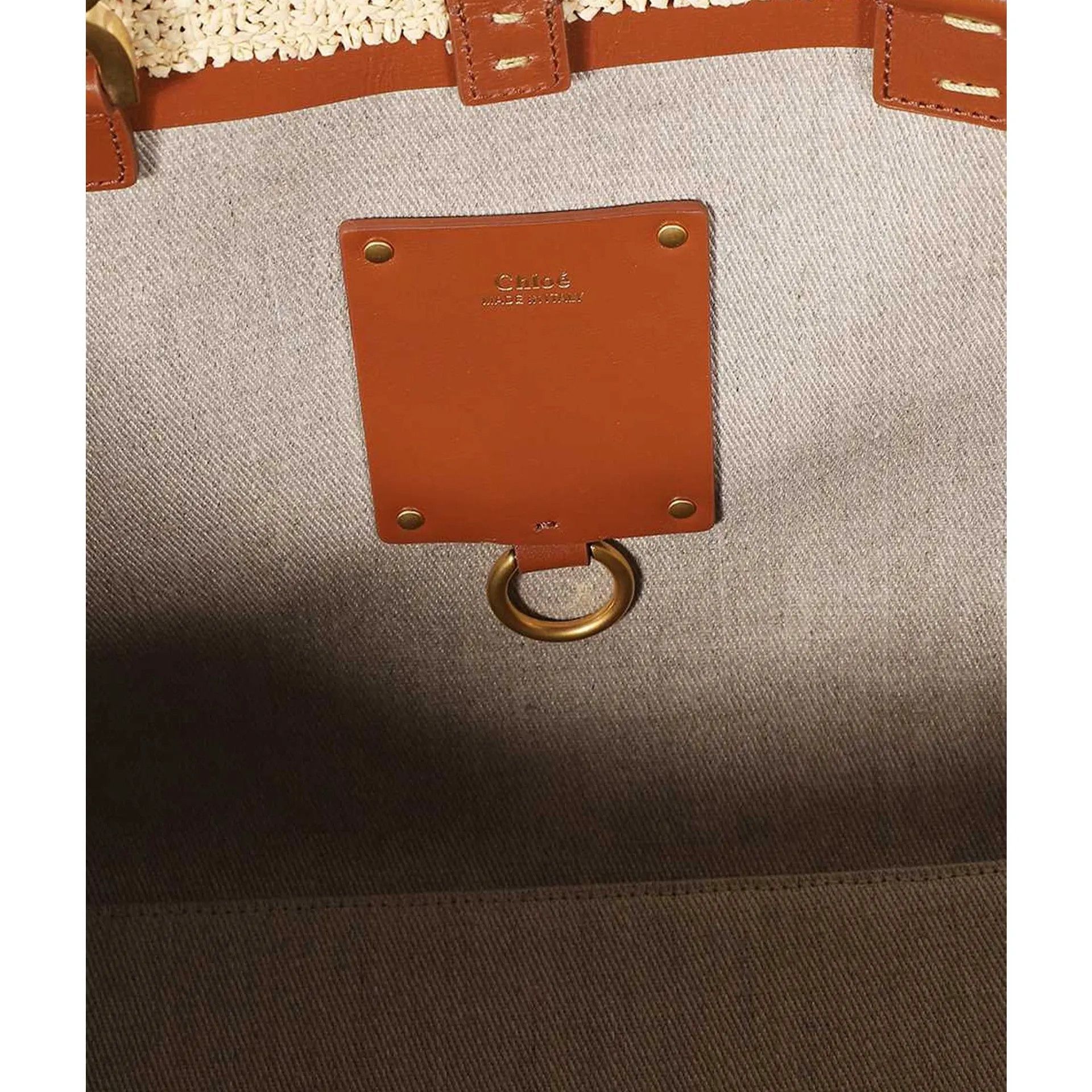 Chloe o1loc1c1024 Marcie Tote in Tan Size ONE SIZE - 3 Thumbnail