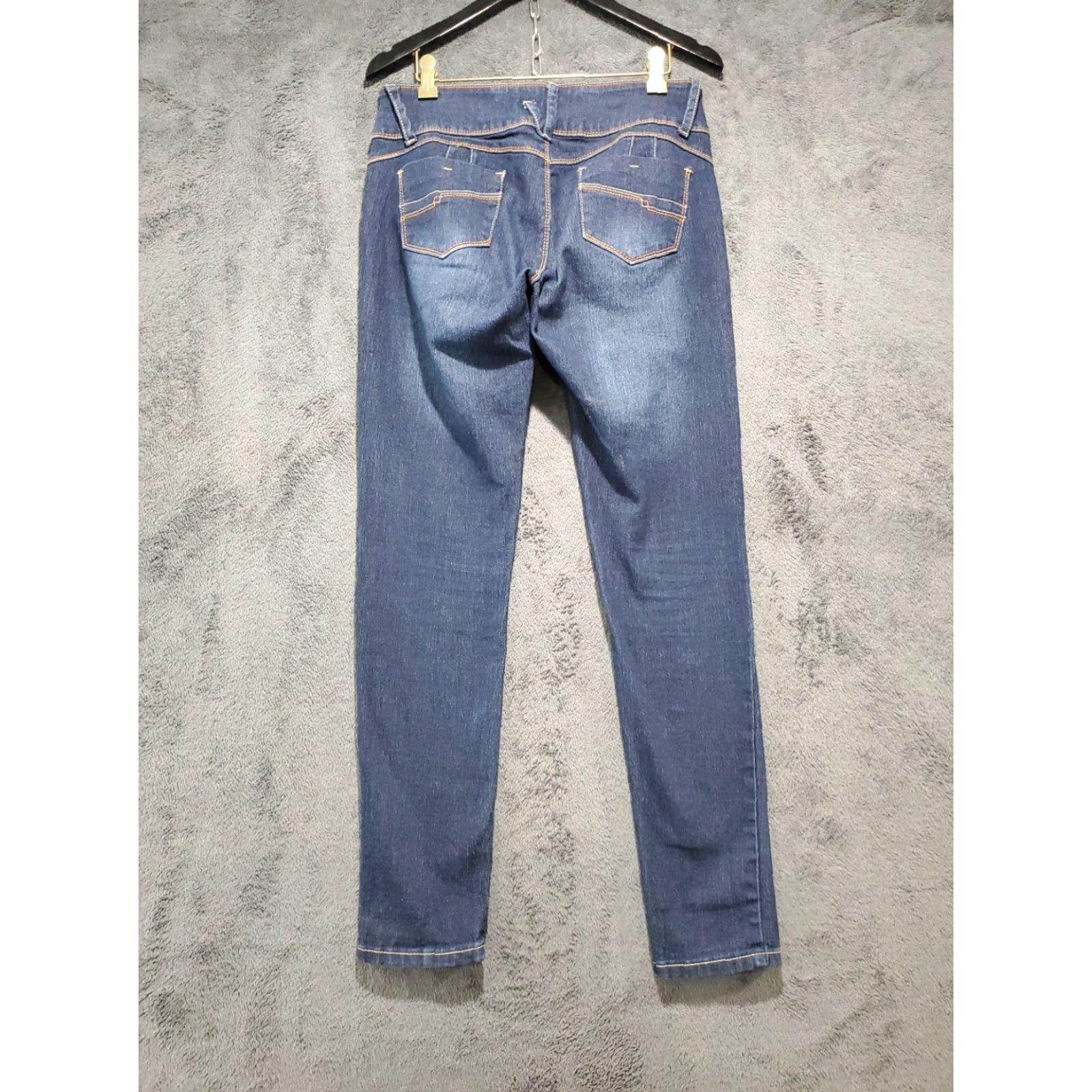 Etro L'Square Jeans Sz 11 Skinny Womens Personalized Patches Stretch Grunge Retro Size 32" / US 10 / IT 46 - 7 Thumbnail