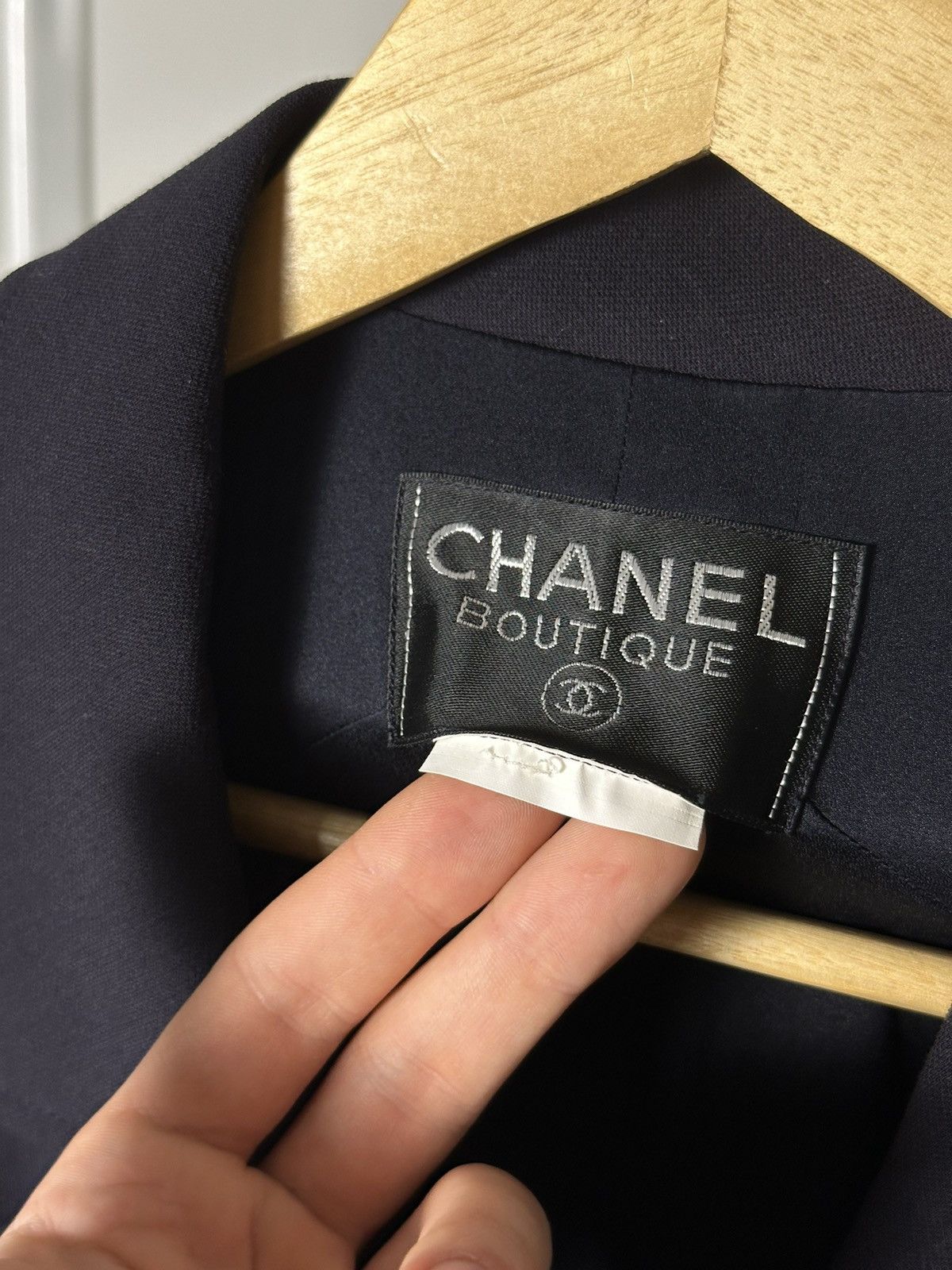 Chanel Chanel 1997 Runway Gripoix Logo Button Corset Suit Jacket Size M / US 6-8 / IT 42-44 - 5 Thumbnail