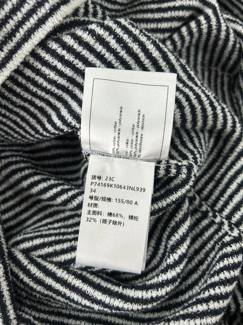 Chanel Chanel 23c striped V-neck polo knitted skirt 2503-Nextarrow Size XXS / US 00 / IT 34 - 8 Thumbnail