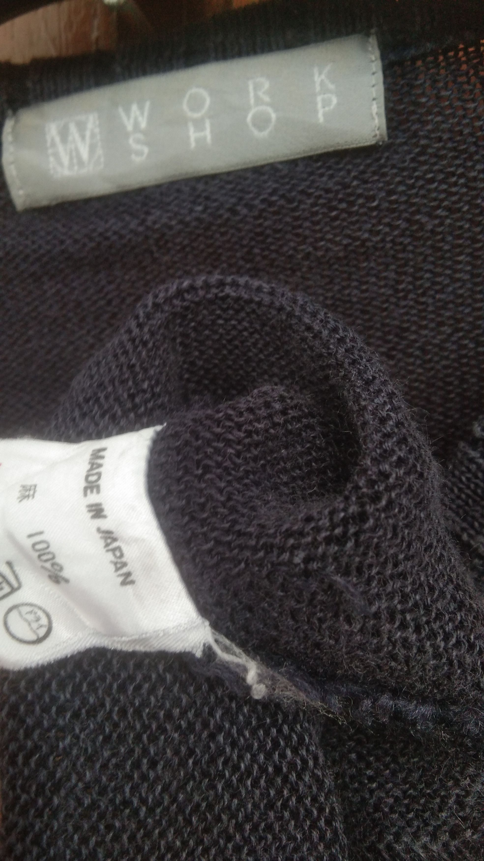 Yohji Yamamoto Workshop by yohji yamamoto knit croptop cardigan Size S / US 4 / IT 40 - 8 Thumbnail
