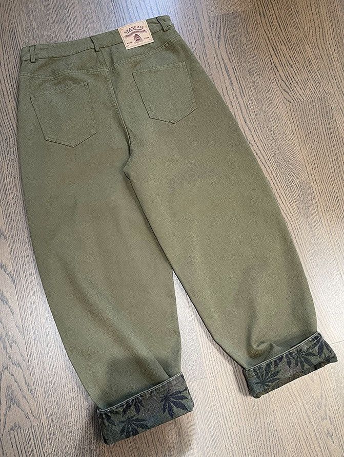 Japanese Brand × Vintage Outdoor retro fashion maple leaf baggy pants Size US 34 / EU 50 - 5 Thumbnail