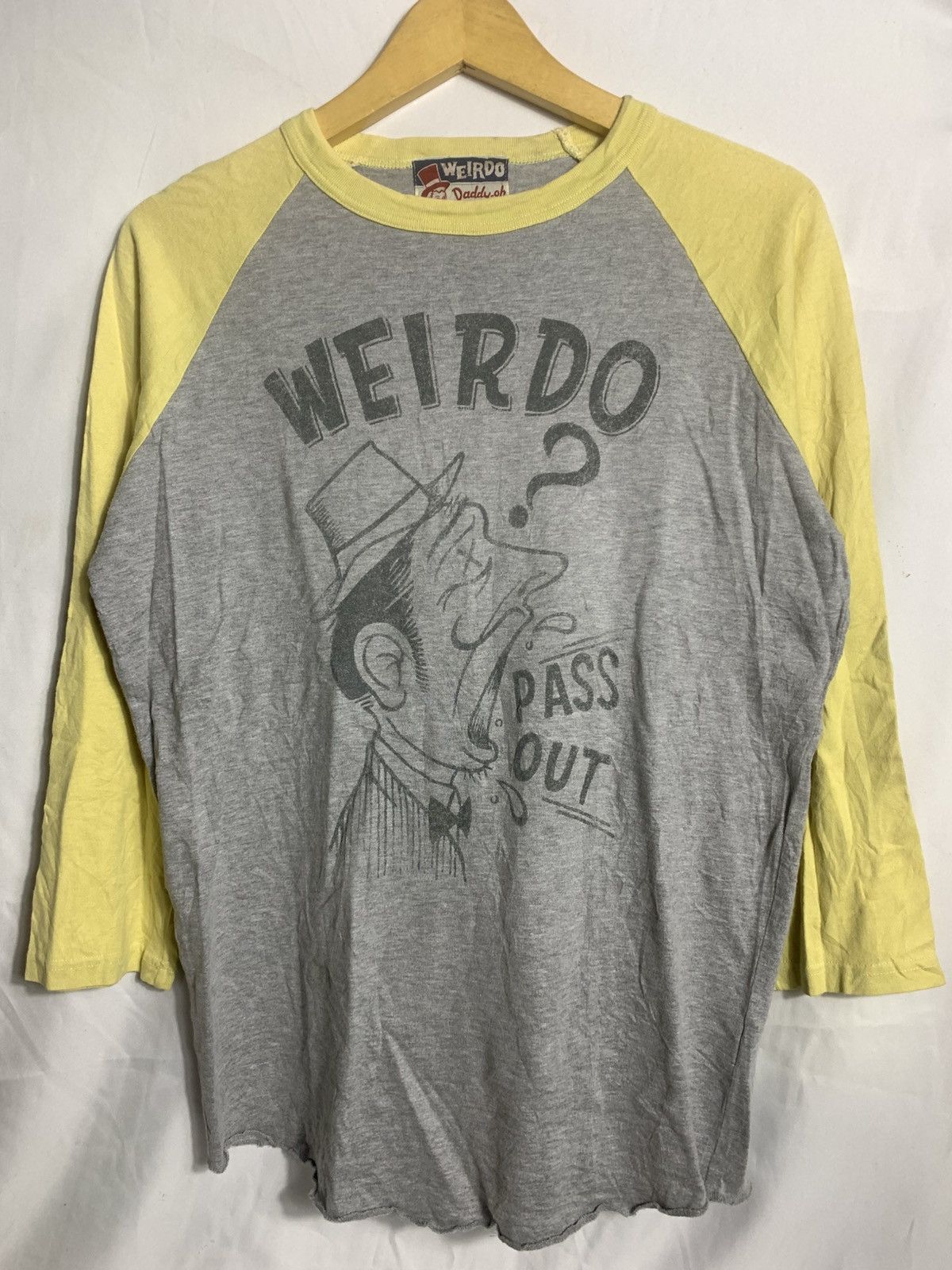 Vintage Japanese Weirdo Shirt Raglan Size US M / EU 48-50 / 2 - 2 Thumbnail