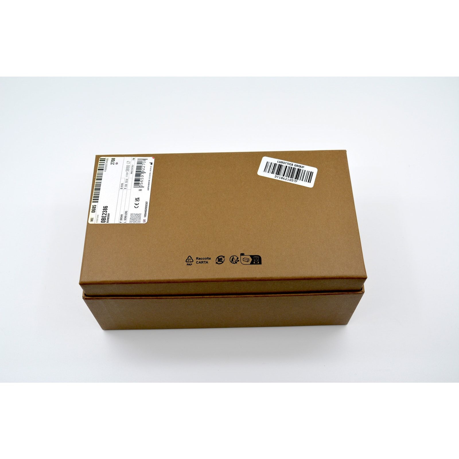 Burberry NEW BURBERRY BE2386 4096 BROWN UNISEX EYEGLASSES FRAME Size ONE SIZE - 13 Thumbnail