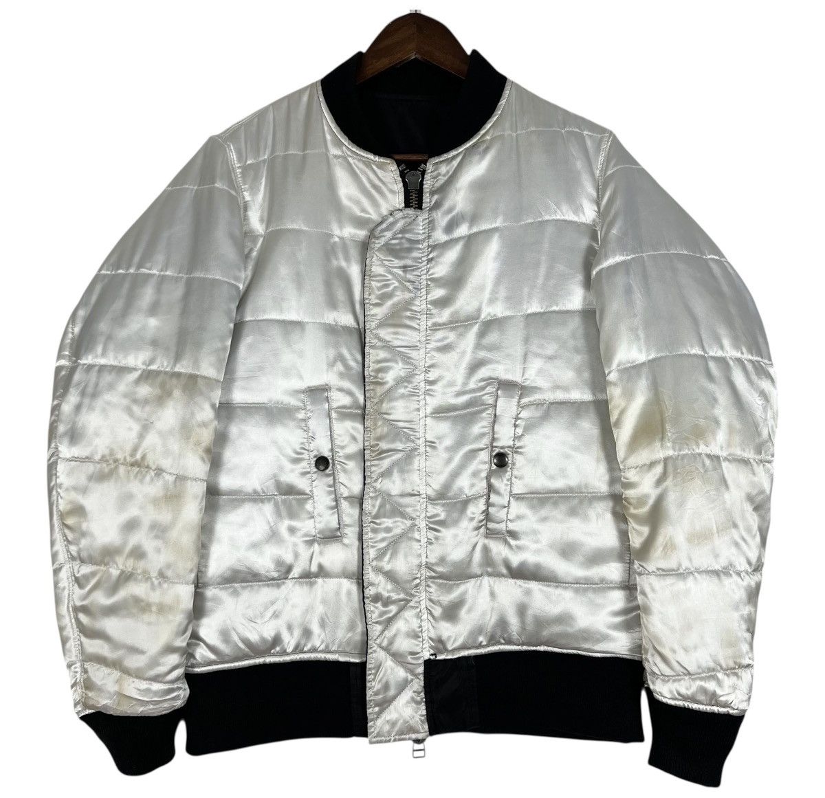 FR2 I JUST WANNA FUCK WITH YOU Distressed Bomber Jacket Size US L / EU 52-54 / 3 - 3 Thumbnail