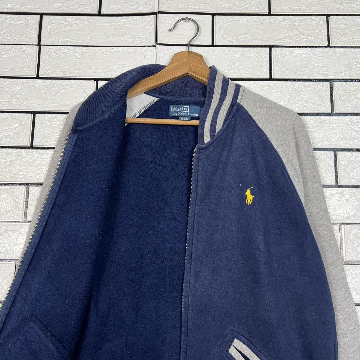 Polo Ralph Lauren Vintage POLO RALPH LAUREN Bomber Sweater Jacket #3985-C181 Size US M / EU 48-50 / 2 - 10 Thumbnail