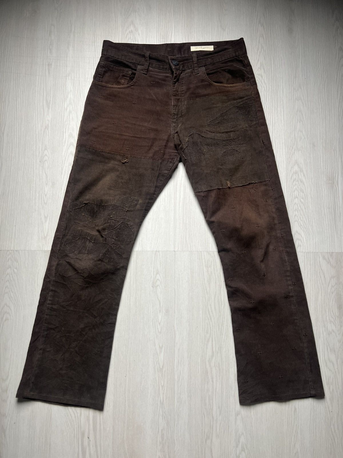 NADA Rebirth To Tabura Rasa Boro Leather Pocket Like Undercover Size US 31 - 2 Thumbnail