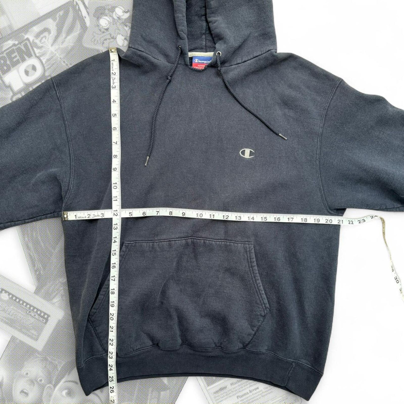 Champion 90’s Navy Blue Champion Pull Over Hoodie Size US M / EU 48-50 / 2 - 4 Thumbnail