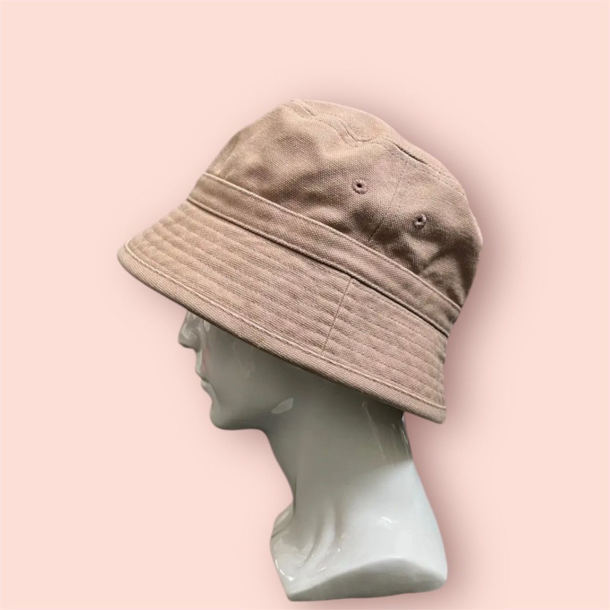 Issey Miyake VINTAGE IY BASICS ISSEY MIYAKE RED DENIM BUCKET HAT JAPAN Size ONE SIZE - 2 Thumbnail