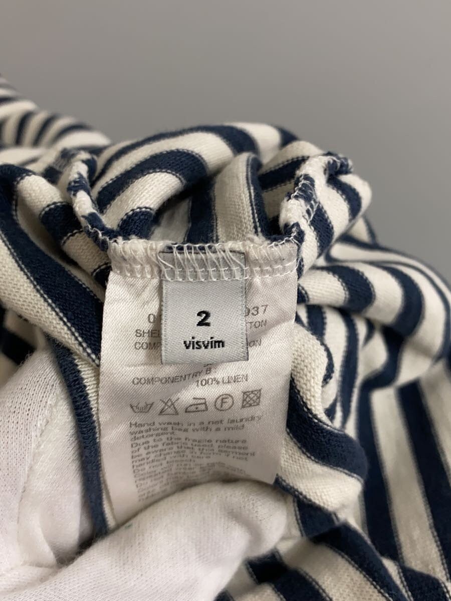 Visvim White Striped T-shirt Size US M / EU 48-50 / 2 - 4 Thumbnail