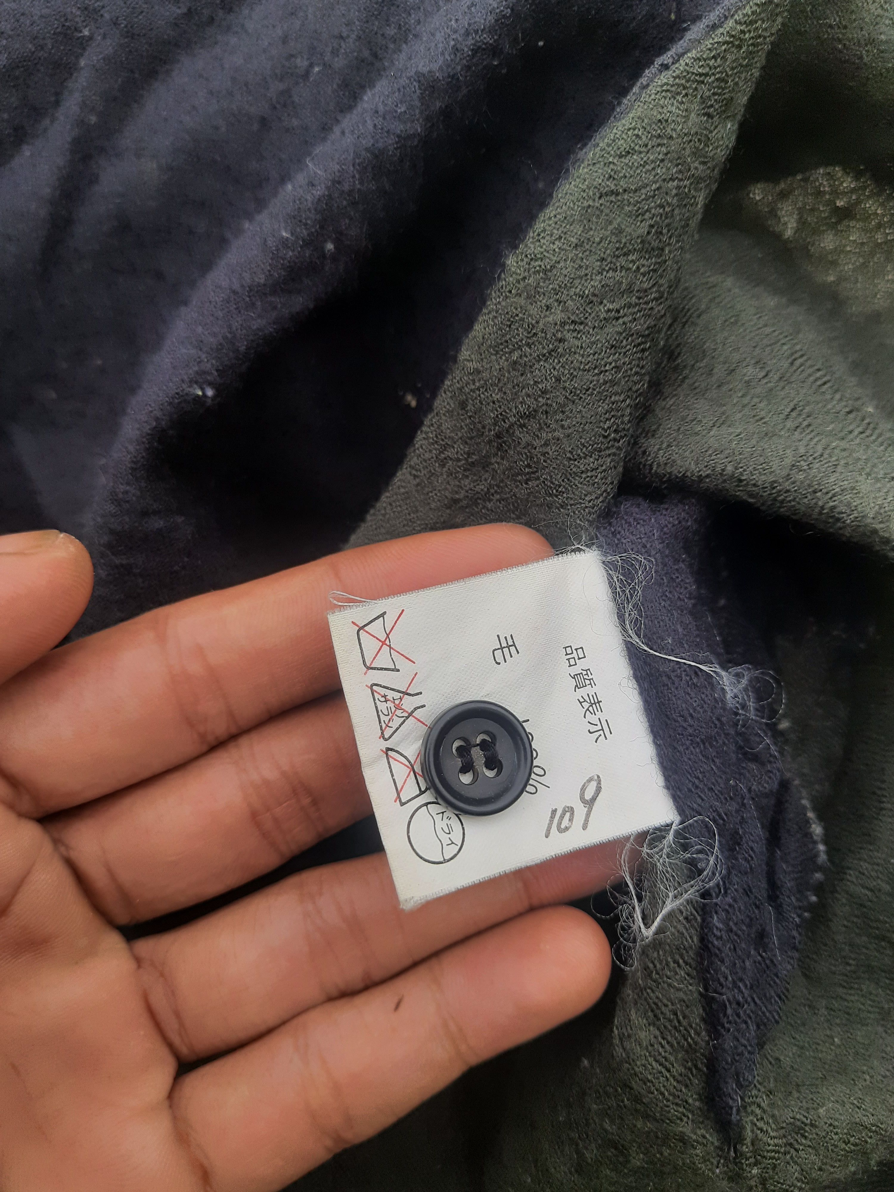 If Six Was Nine × Japanese Brand × Ryuichiro Shimazaki RYUICHIRO SHIMAZAKI Homme Wool Shirt Size US M / EU 48-50 / 2 - 4 Thumbnail