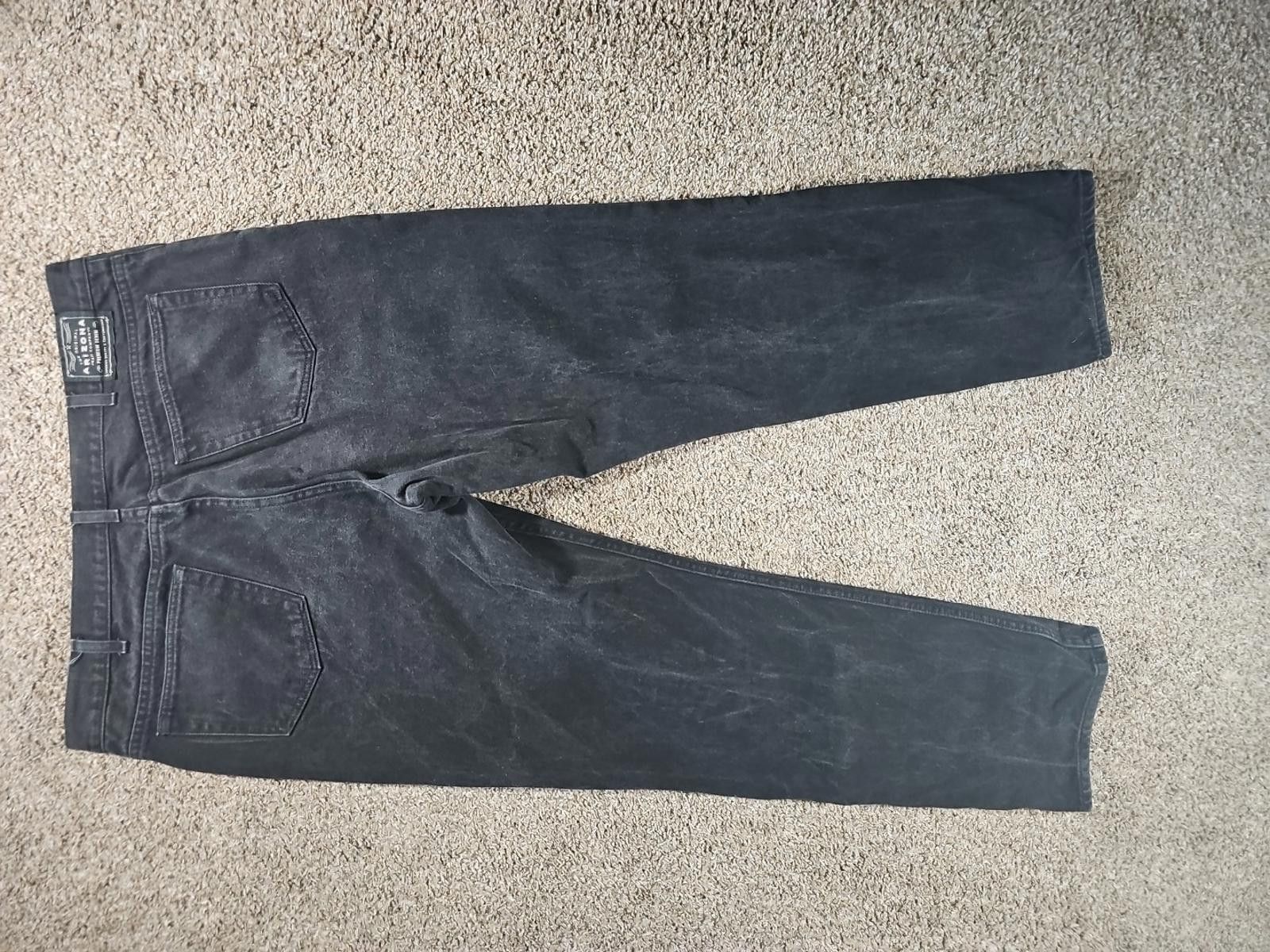 Arizona Jean Co. Arizona Premium Denim Relaxed Black Jeans Approx 40x32 Size US 40 / EU 56 - 4 Thumbnail