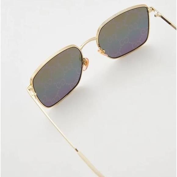 Gucci 💯- New Authentic GUCCI Multicolor Square Ladies Sunglasses Size ONE SIZE - 4 Thumbnail