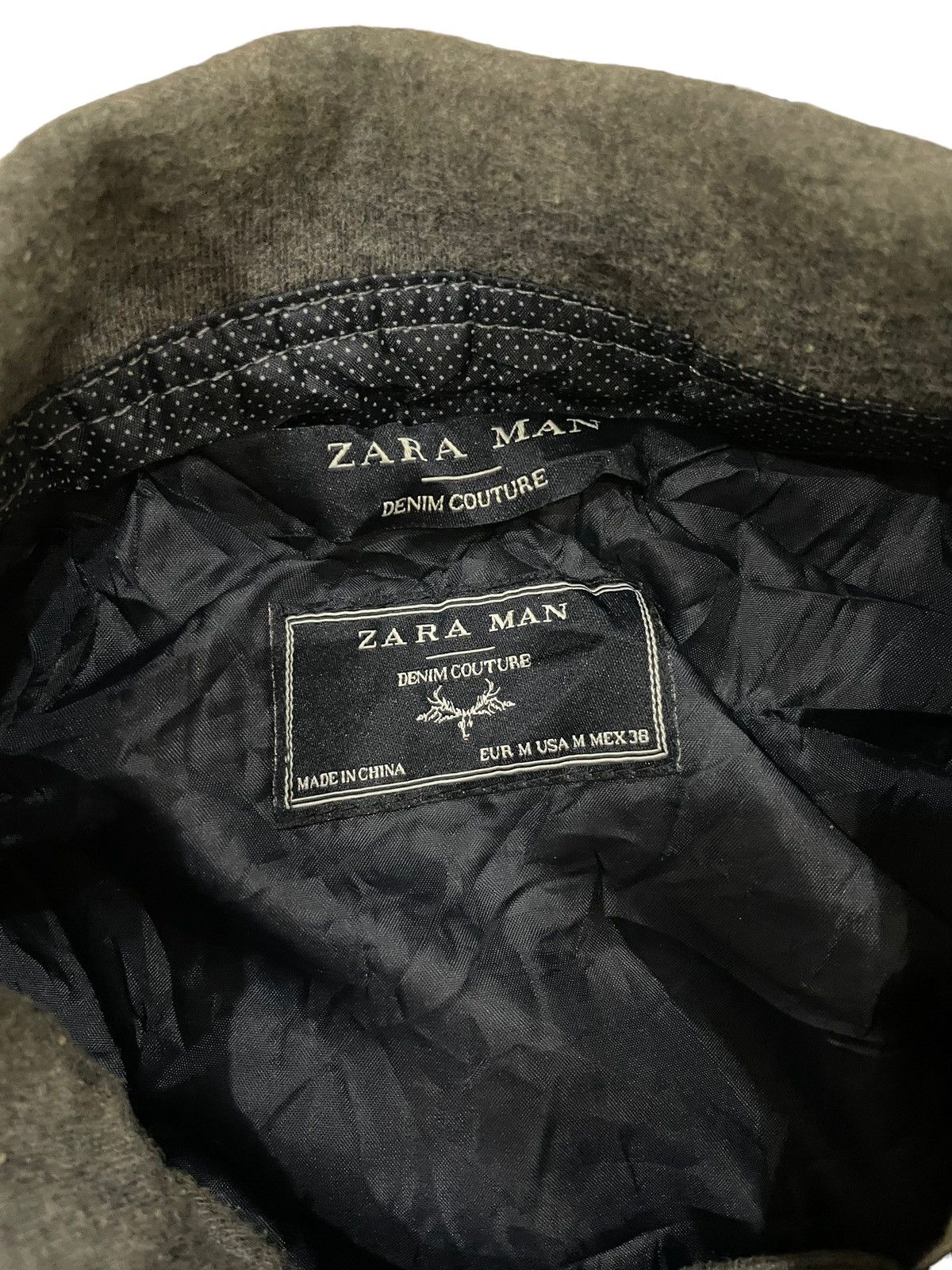 Zara Zara Man Denim Couture Sherpa Coat Jacket Size US M / EU 48-50 / 2 - 12 Thumbnail