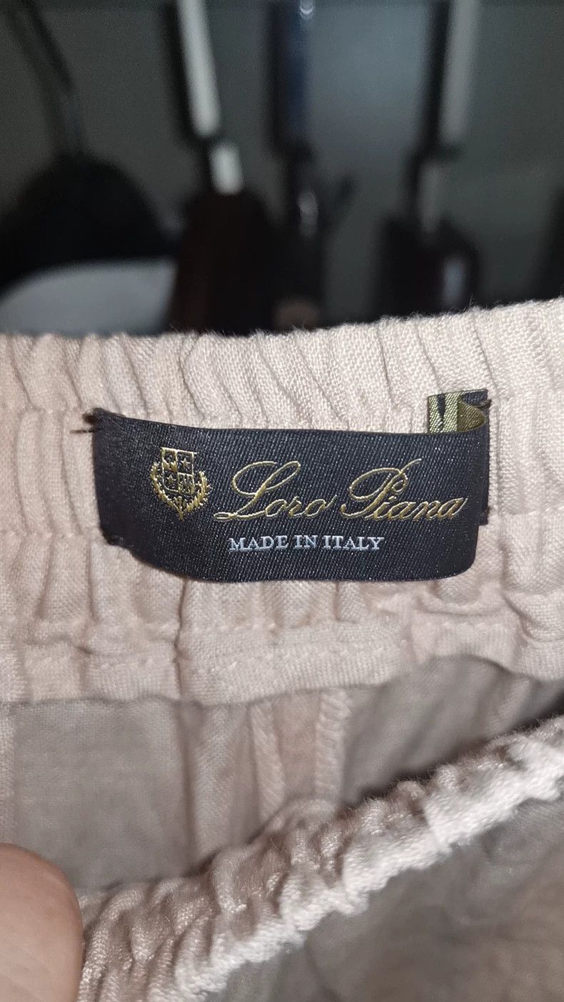 Loro Piana LORO PIANA Flax wide-leg trousers Size 24" / US 00 / IT 34 - 2 Thumbnail